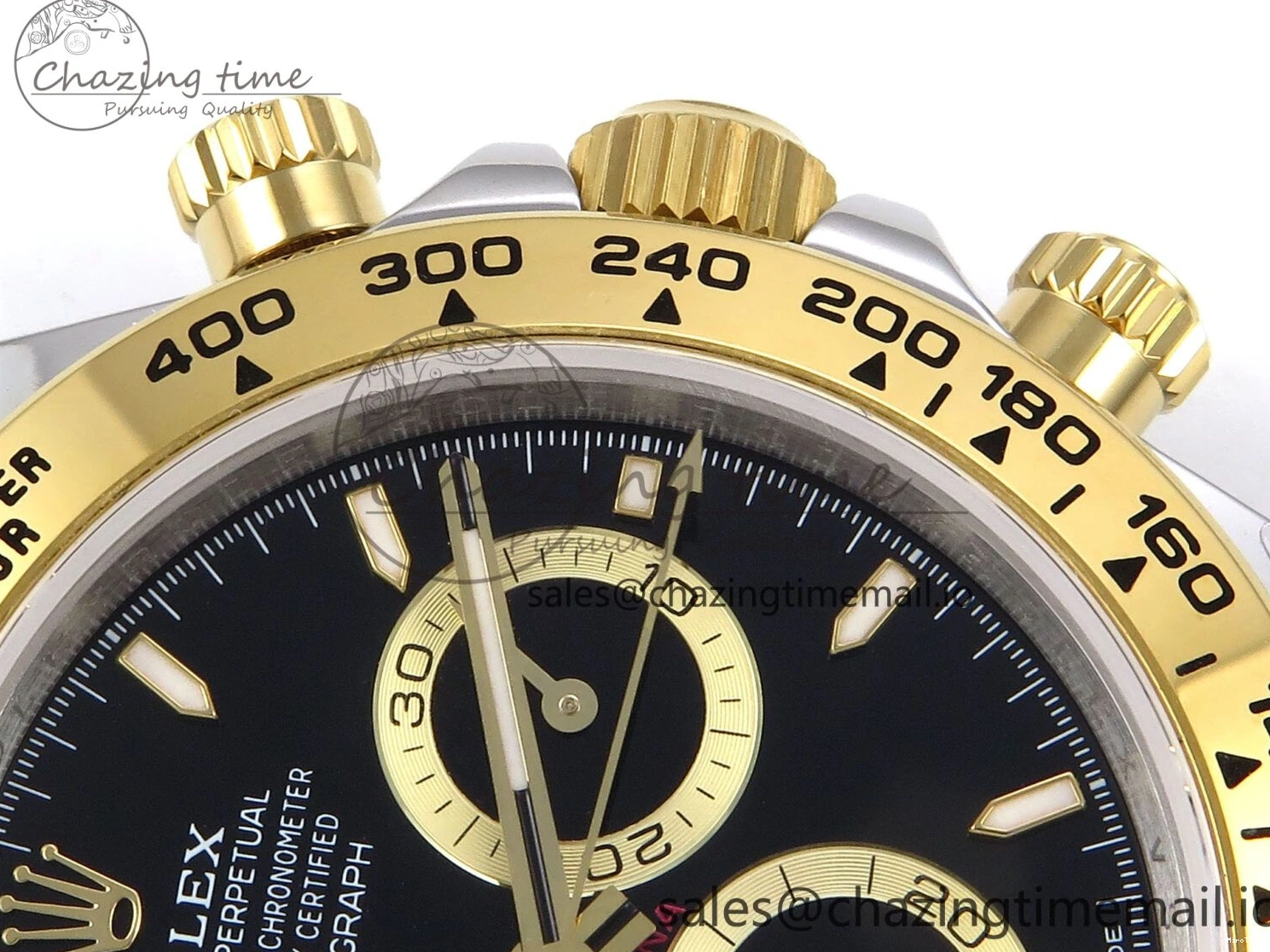 MiroTime 0126 Daytona 126503 QF 1:1 Best Edition Black Dial on SS YG Braclet SH4131 V TechFriendly 1273